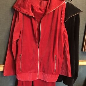 Jones New York velour sweatsuit, track suit, loungewear, great for vacay 3x